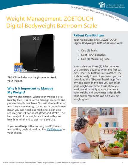 Weight Management: ZOETOUCH Digital Bodyweight Bathroom Scale